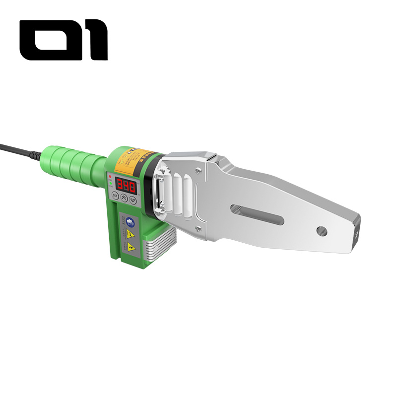 Green PPR welding machine with digital display and temperature control, available in sizes from 20mm to 40mm