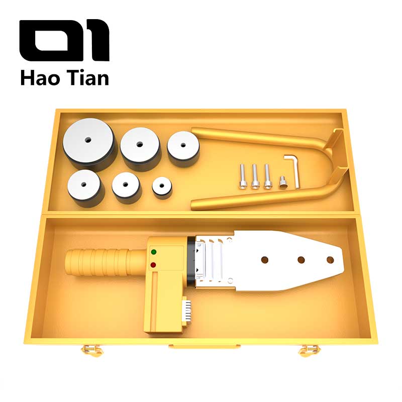 Plastic pipe fusion welding machine